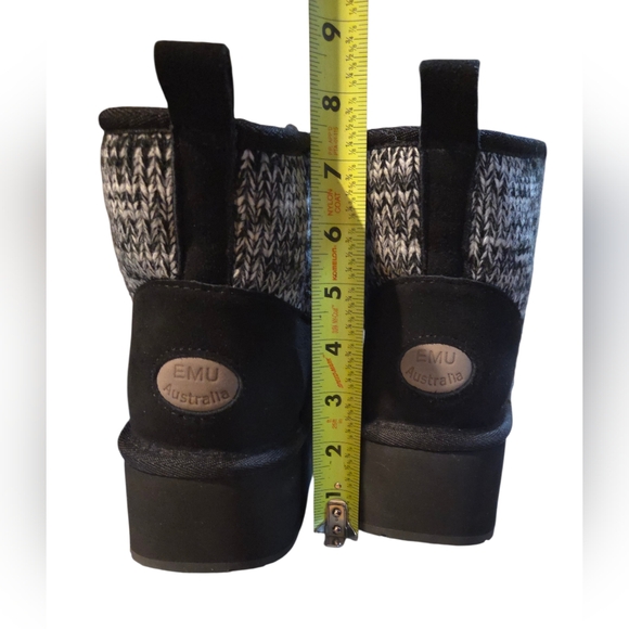 EMU Australia - Stinger Knit Platform Boots 100% Australian Sheep EUC - Picture 12 of 12